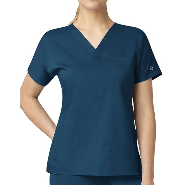 Bluza uniforma medicala, Wink PRO, 6719, Culoare: Caribbean Blue, Marime: XS, 