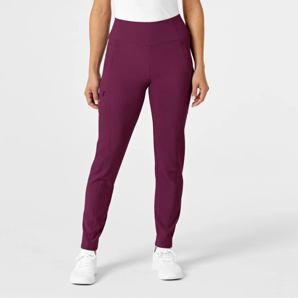 Pantaloni uniforma medicala, Wink Renew, 5134, Culoare: Wine, Marime: L, 