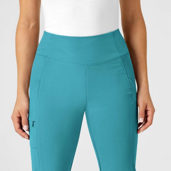 Pantaloni uniforma medicala, Wink Renew, 5134, Culoare: Teal, Marime: XS, , 4 image
