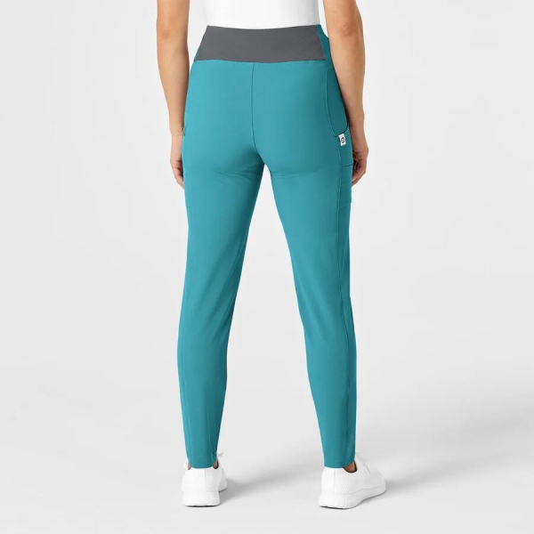 Pantaloni uniforma medicala, Wink Renew, 5134, Culoare: Teal, Marime: XS, , 8 image