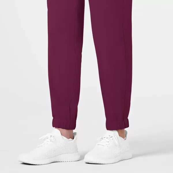 Pantaloni uniforma medicala, Wink Renew, 5234, Culoare: Wine, Marime: XS, , 6 image