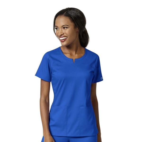 Bluza uniforma medicala, Wink PRO, 6419, Culoare: Royal Blue, Marime: 2XL, 
