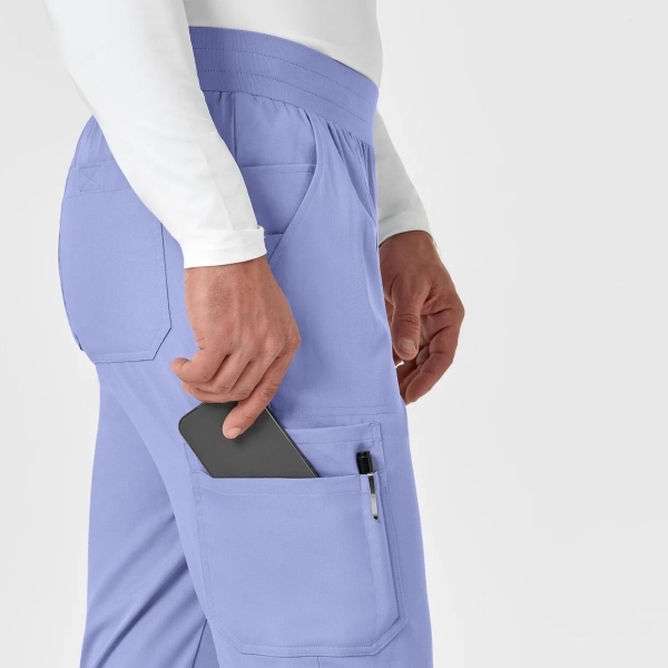 Pantaloni uniforma medicala, Wink PRO, 5819, Culoare: Ceil, Marime: S, , 6 image