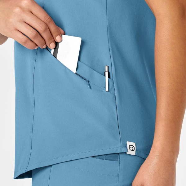 Bluza uniforma medicala, Wink Renew, 6134, Culoare: BAYB, Marime: XS, , 6 image