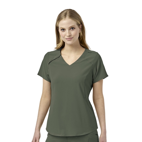 Bluza uniforma medicala, Wink Renew, 6234, Culoare: Olive, Marime: XL, 