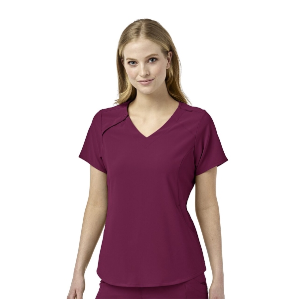 Bluza uniforma medicala, Wink Renew, 6234, Culoare: Wine, Marime: M, 