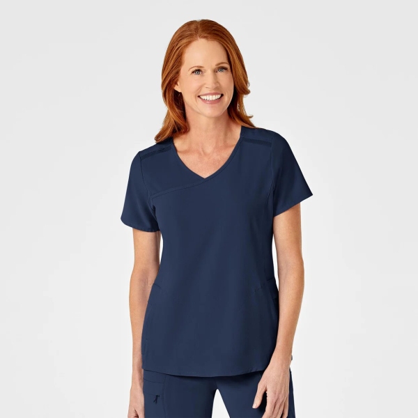 Bluza uniforma medicala, Wink Renew, 6334, Culoare: Navy, Marime: S, 