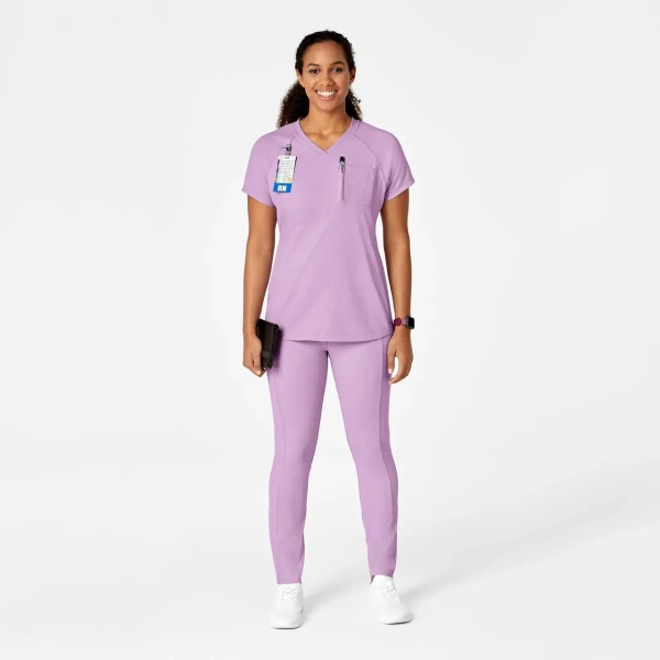 Bluza uniforma medicala, Wink Renew, 6534, Culoare: VIOT, Marime: S, , 2 image