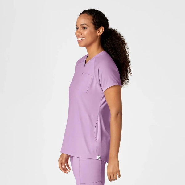 Bluza uniforma medicala, Wink Renew, 6534, Culoare: VIOT, Marime: S, , 3 image