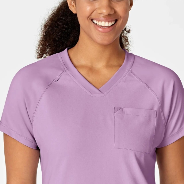 Bluza uniforma medicala, Wink Renew, 6534, Culoare: VIOT, Marime: S, , 4 image
