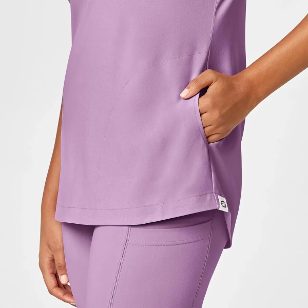 Bluza uniforma medicala, Wink Renew, 6534, Culoare: VIOT, Marime: S, , 6 image