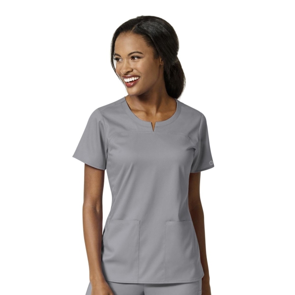 Bluza uniforma medicala, Wink PRO, 6419, Culoare: Grey, Marime: 2XS, 