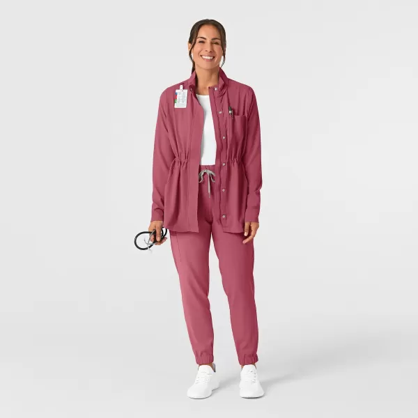 Jacheta uniforma medicala, Wink, 8134, Culoare: ROSE, Marime: S, , 2 image Jacheta uniforma medicala, Wink, 8134, Culoare: ROSE, Marime: S, , 2 image