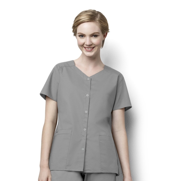 Bluza uniforma medicala, WORK, 200, Culoare: Grey, Marime: L, 