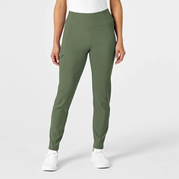 Pantaloni uniforma medicala, Wink Renew, 5134, Culoare: Olive, Marime: L, 