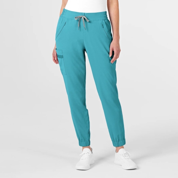 Pantaloni uniforma medicala, Wink Renew, 5234, Culoare: Teal, Marime: XL, 