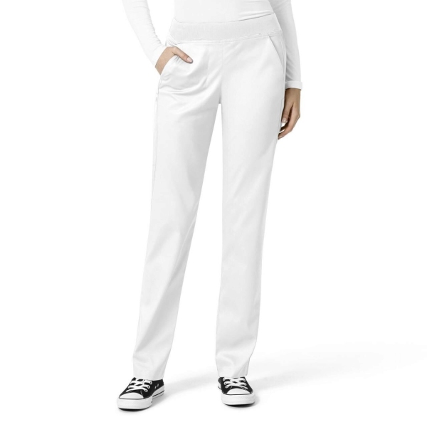 Pantaloni uniforma medicala, Wink PRO, 5419, Culoare: White, Marime: XL, 