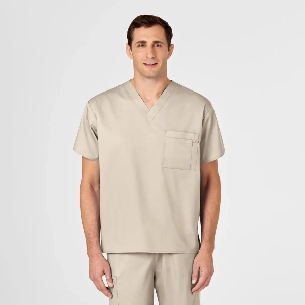 Bluza uniforma medicala, unisex, Wink Work, 100, Culoare: Khaki, Marime: L, 