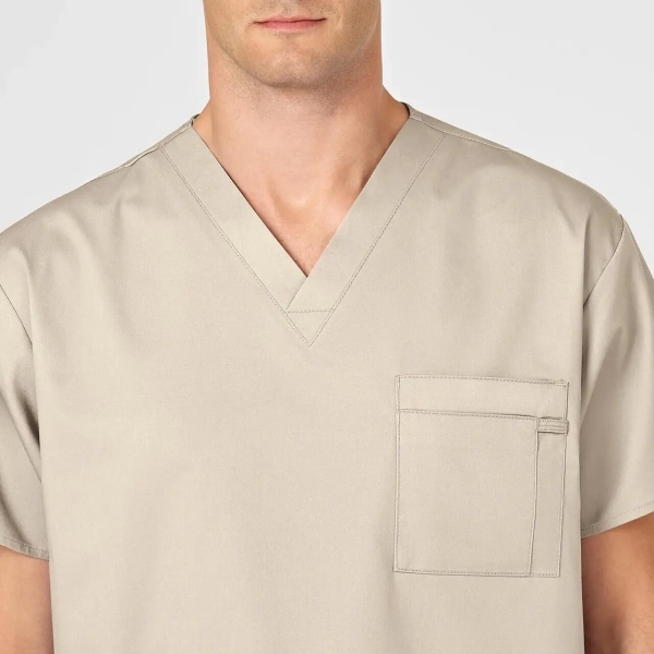 Bluza uniforma medicala, unisex, Wink Work, 100, Culoare: Khaki, Marime: 2XS, , 7 image