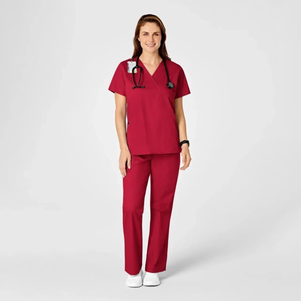 Bluza uniforma medicala, WinkWork, 102-REDT, Culoare: Red, Marime: 2XS, , 2 image