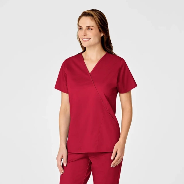 Bluza uniforma medicala, WinkWork, 102-REDT, Culoare: Red, Marime: 2XS, , 3 image
