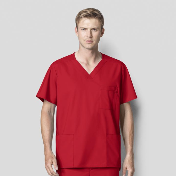 Bluza uniforma medicala, Wink Work, 103A, Culoare: Red, Marime: XS, 