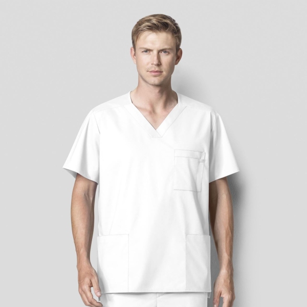 Bluza uniforma medicala, Wink Work, 103A, Culoare: White, Marime: L, 