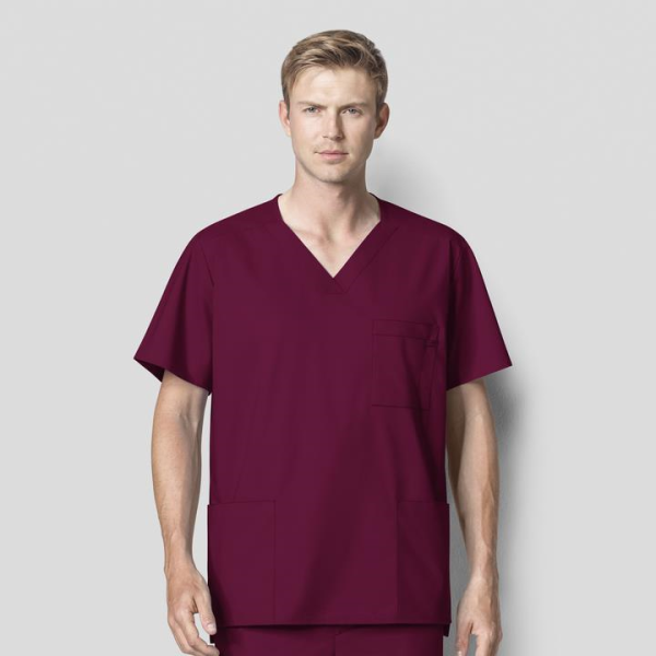 Bluza uniforma medicala, Wink Work, 103A, Culoare: Wine, Marime: M, 