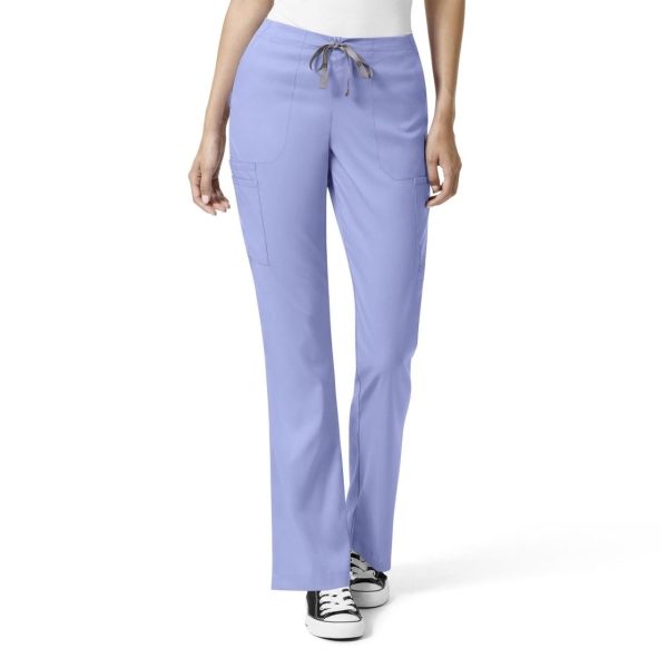 Pantaloni uniforma medicala, Wink PRO, 5319, Culoare: Ceil, Marime: XS, 