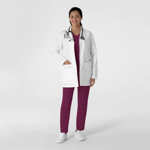 Halat medical unisex, Wink, 7602, Culoare: White, Marime: S, , 2 image Halat medical unisex, Wink, 7602, Culoare: White, Marime: S, , 2 image