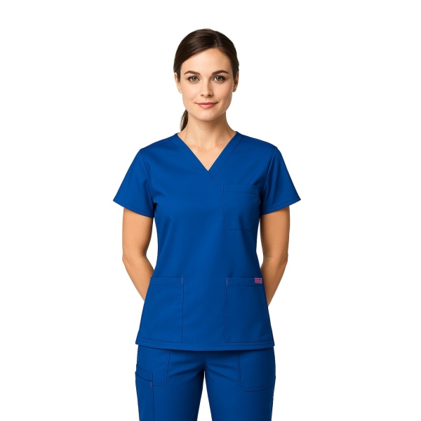 Bluza uniforma medicala, Wink FLEX, 6108, Culoare: Royal Blue, Marime: XS, 