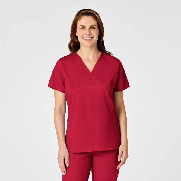 Bluza uniforma medicala, WinkWork, 102-REDT, Culoare: Red, Marime: XS, 
