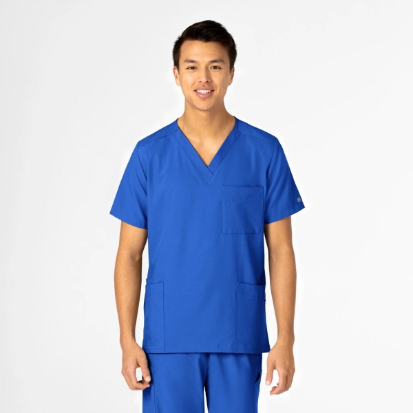 Bluza uniforma medicala, unisex, W123, 6855, Culoare: Royal Blue, Marime: L,  Bluza uniforma medicala, unisex, W123, 6855, Culoare: Royal Blue, Marime: L,