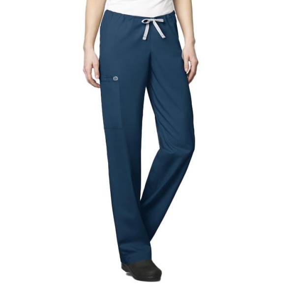 Pantaloni uniforma medicala, WinkWORK, unisex, 500, Culoare: Caribbean Blue, Marime: XL lung, 