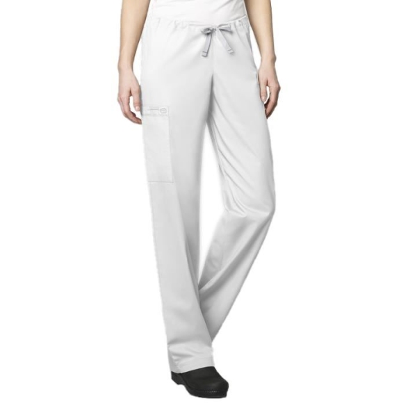 Pantaloni uniforma medicala, WinkWORK, unisex, 500, Culoare: White, Marime: M, 