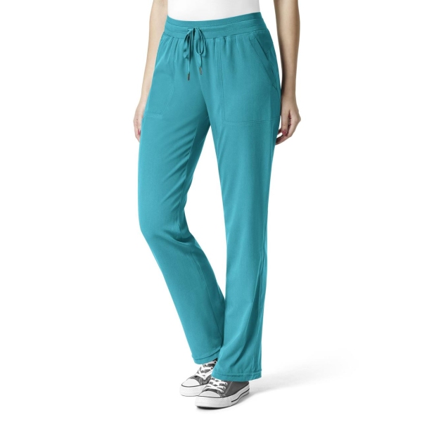 Pantaloni uniforma medicala, Wink Aero, 5129, Culoare: Teal, Marime: XS lung, 