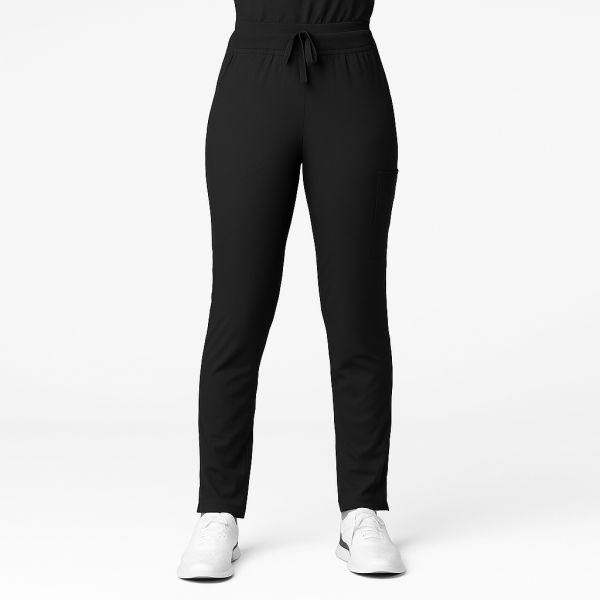 Pantaloni uniforma medicala, Wink Thrive, 5222, Culoare: Black, Marime: XL, 