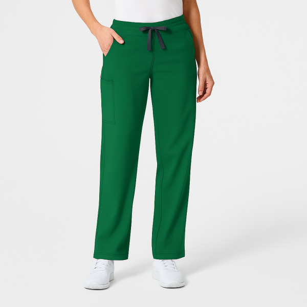 Pantaloni uniforma medicala, Wink Flex, 5308, Culoare: Hunter, Marime: M, 