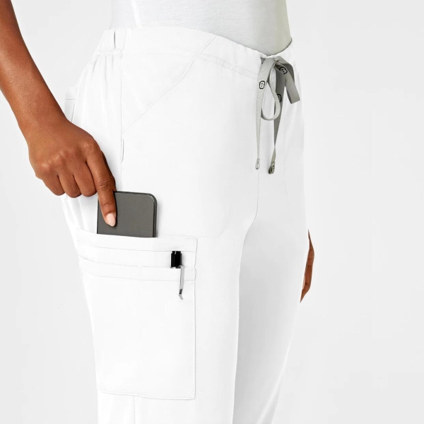 Pantaloni uniforma medicala, Wink PRO, 5319, Culoare: White, Marime: 2XS, , 3 image