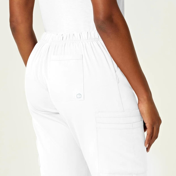 Pantaloni uniforma medicala, Wink PRO, 5319, Culoare: White, Marime: 2XS, , 6 image