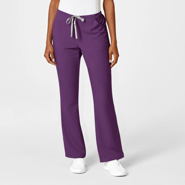 Pantaloni uniforma medicala, Wink PRO, 5319, Culoare: Eggplant, Marime: M, 