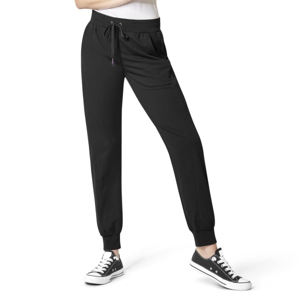 Pantaloni uniforma medicala, Wink Aero, 5329, Culoare: Black, Marime: 2XS, 