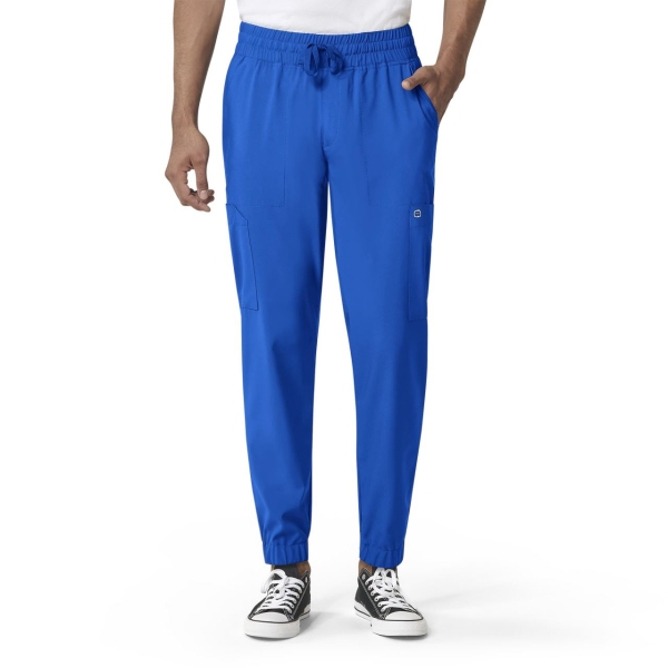 Pantaloni uniforma medicala, W123, 5655, Culoare: Royal Blue, Marime: S, 