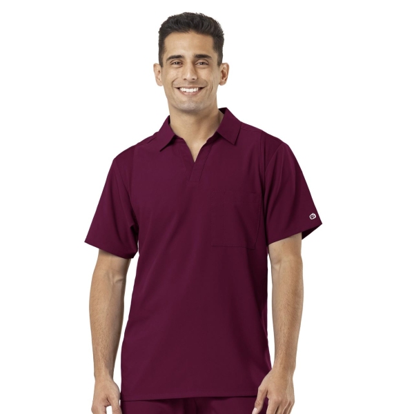 Bluza uniforma medicala, W123, 6055, Culoare: Wine, Marime: M, 