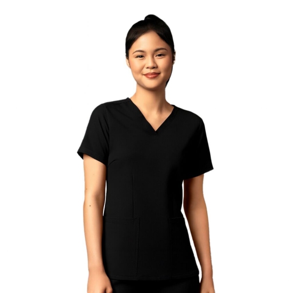 Bluza uniforma medicala, Wink Thrive, 6122, Culoare: Black, Marime: XL, 