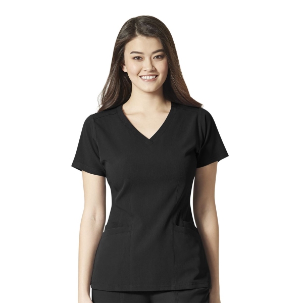 Bluza uniforma medicala, WinkAero, 6129, Culoare: Black, Marime: 3XL, 