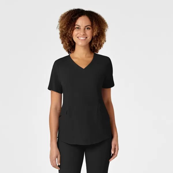 Bluza uniforma medicala, Wink Renew, 6134, Culoare: Black, Marime: S, 
