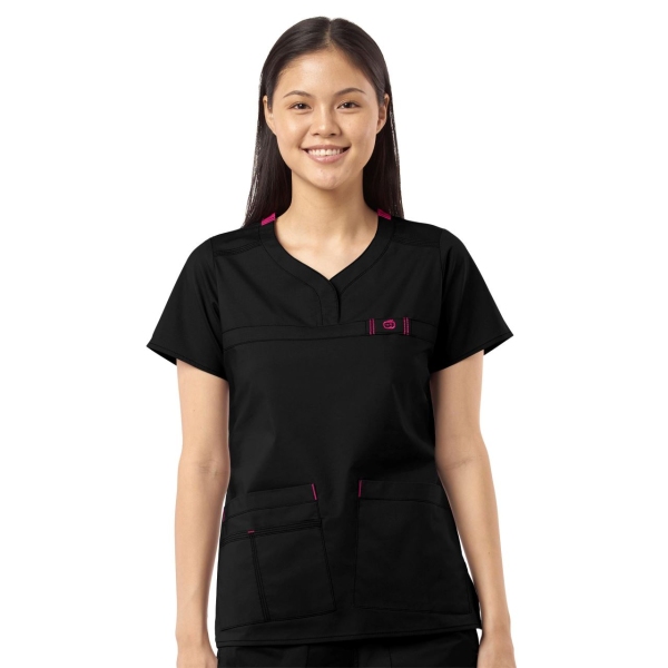 Bluza uniforma medicala, WinkFLEX, 6208, Culoare: Black, Marime: XL, 