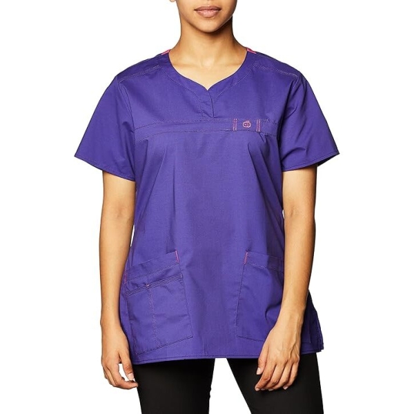 Bluza uniforma medicala, WinkFLEX, 6208, Culoare: Grape, Marime: 2XS, 