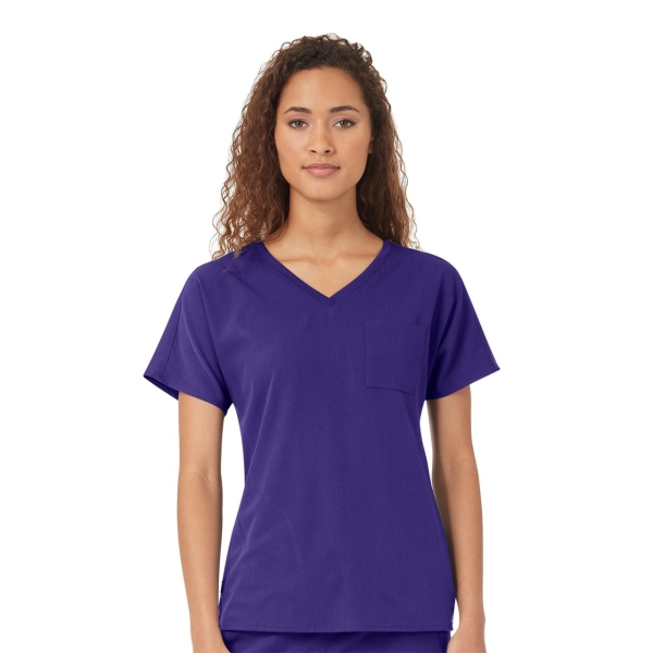 Bluza uniforma medicala, Wink Aero, 6329, Culoare: Grape, Marime: S, 
